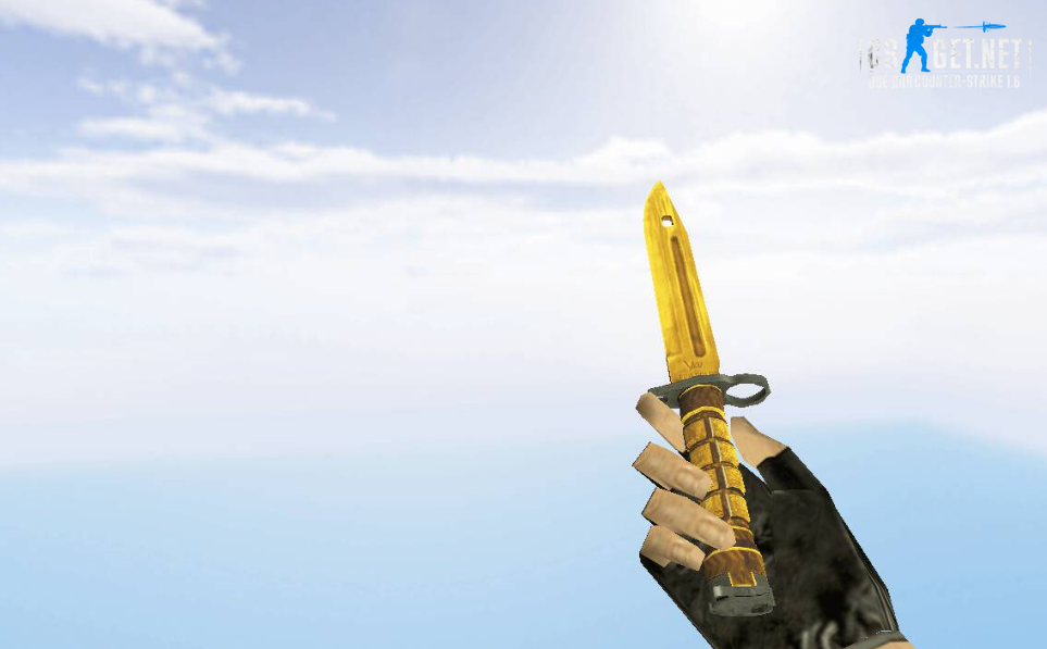 Модель «Штык-нож | Белое золото» для CS 1.6