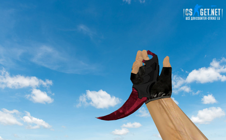 Модель «Керамбит | Рубин» для CS 1.6