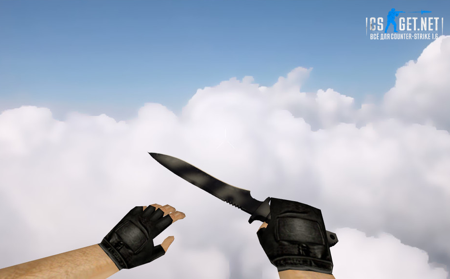 Модель «Классический нож | Сажа» для CS 1.6